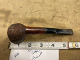 Dr. Grabow Viscount tobacco Smopking pipe rusticated brown briar bowl Estate