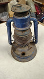 Vintage Dietz No 1 Little Wizard Blue Kerosene Lantern Hong Kong
