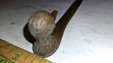 Vintage Solid Brass Duck Head Letter Opener 8" Desk Paper Knife Made In India