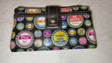 Sakroots Peace Wallet & Relic Vintage Soda Bottle Cap Trifold Lot