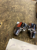 OEM Harley Heritage Fatboy Chrome Handlebar Risers 2" Sportster FXR Dyna chopper