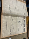Johnstown Democrat 1938 Advertising hardcover archival library newspaper bound