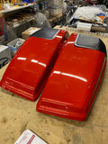 Speaker Covers Legendary Orange 25th CVO Road Glide 2024 Harley Sadlebag lid OEM