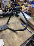 Black Harley Touring FLH Glide OEM Rear Passenger Handrail Grab Bar Hand Rail