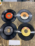 Vtg 45 RPM Vinyl Record Lot 4 Stevie Wonder Patti Smith Triumph Atlantic Starr