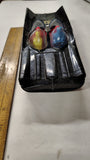 Vintage 1966 Simms Inc No. 529 Plastic Batmobile Batman Robin Toy Car Aurora ILL