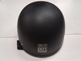 GLX Sniper-M15 Matte Black Half Helmet XL DOT Motorcycle Cruiser Touring