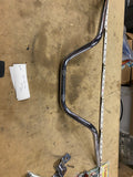 HANDLEBARS 7/8" Chrome Triumph Honda Chopper Bobber Kawasaki KZ400 OEM 4" rise