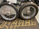 OEM Stock Wheels spoke Harley Dyna 2006^ 4.5x17 2.5x19 New tires FXD Street bob