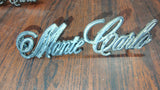 1973-1977 Chevy Monte Carlo Fender Emblem Script Set OEM GM 328945
