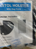 NEXT STATION Universal Pistol Holster Magazine Pouch Gun Safe Desk Home Bedroom