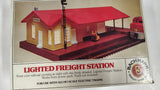 Vintage Bachmann HO Scale Lighted Freight Station 46216 Grovemont NIB