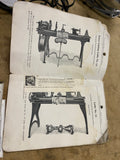 Antique 1927 John Barnes Treadle Lathe Drills Catalog Original Illustrated Copy