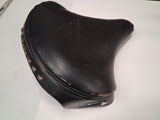 Vintage Harley Davidson 4-Rib Police Solo Seat Pan Studded Skirt Panhead FL