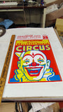 1997 Royal Hanneford Circus Poster Traverse City Clown Litho Enquirer