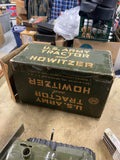 vintage 1950s Marx U.S. Army Tractor Howitzer Tin Toys Litho Orig Box Military