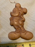 Vtg Minnie & Mickey Mouse Beeswax Characters- Disney 3" Figurines Collectible