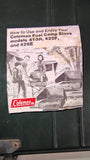 Vintage Coleman 413H Powerhouse Camp Stove 2 Burner with Manual USA