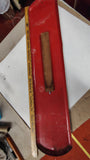 Vintage 1950s Mail Pouch Chewing Tobacco 39" Metal Thermometer Sign
