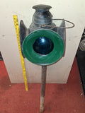 Vintage Handlan 3-Way Railroad Switch Lamp Body Lenses Visors Parts Salvage
