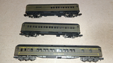 Lot of 3 Vintage N Scale Santa Fe Passenger Cars Atlas Bachmann Pullman Combine