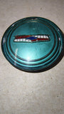 1953 1954 Chevrolet Bel Air Steering Wheel Horn Button Emblem Insert Green