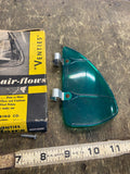 Vintage Air-Flows Venties Green Vent Wing Window Deflectors Auto Acc Display!