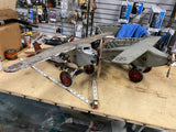 20's Steelcraft U.S. Mail airplane Tri Blade Motor Vtg Antique Tin Toy Aircraft!