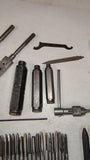 Vintage Machinist Lot Tap Wrench Set Screw Extractor Pin Punch Tool and MORE!