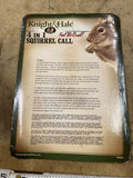 Knight & Hale 4 in 1 Squirrel Call Predator Lure - Plastic, USA Hunter Small gam
