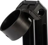 BILLET SPEEDO MOUNT BLACK REQ HOFMANN RISERS TOURING 18^26 SOFTAIL 18^26