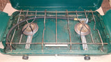 Vintage Century Primus 4660 Deluxe 2 Burner Propane Camp Stove Green 22"