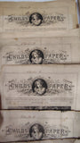 Lot of 14 Antique 1873-1874 The Child’s Paper & Our Morning Guide Newspapers