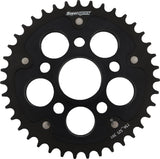 SUPERSPROX REAR STEALTH SPROCKET ALU/STL 39T-525 BLK DUCATI