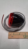 Harley Gloss Black Bullet LED Rear Turn Signal Light 67800217 Red Lens Softail