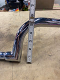 Custom Handlebars 35" Wide 1 1/4 Chopper Harley 5" rise Chrome softail dyna spor