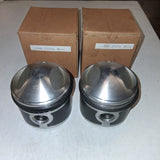 Mid-USA 62156 Moly Piston Set STD 3-7/16 Bore Harley 74 CI 8.5:1 Shovelhead Pan