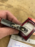NIB 1953-54 Zippo Lighter Vintage Burrell Contractors Red Stripe Box Collectible