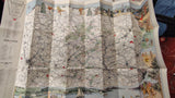Vintage 1950s PA Road Map Lot Saratoga Springs Esso Eastern US State Parks Broch