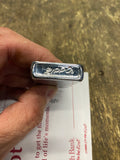 1970 Zippo Slim Sagitarius zodiac Sign Disco era Vintage Lighter Collectible