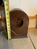 Electric Continental Mfg Co NY Art Deco Mantle Clock Works 50's Mid modern Nice!