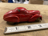 30's Sun Rubber 2 Door Coupe SEdan Car Toy Vintage Rubber Model Collectible USA