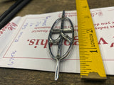 Vintage Riviera Buick Emblem Chrome Trunk hood fender Badge #1