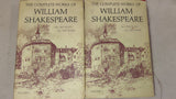 Vintage Complete Works of William Shakespeare 2 Volume Hardcover Book Set