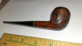 Vintage Willard Imported Briar Tobacco Pipe Carved Apple Billiard Estate Pipes