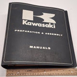 1971 1972 Kawasaki Dealer Assembly Preparation Manual Binder H1 S2 F5 G5 OEM