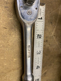 Snap-On 3/8" Drive Ratchet F-710-A USA 7.5" Long Tool Vintage Mechanic