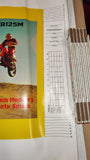 Vintage NOS 1975 Honda CR125M Elsinore Book Cover Marty Smith Motocross