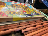 Vintage Lincoln Logs Wooden Building Set Original Box Book 1940's Early Toy