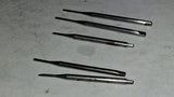 Vintage Starrett No 555 Swivel Top Precision Driver Tool & 11 Bits / Blades Lot